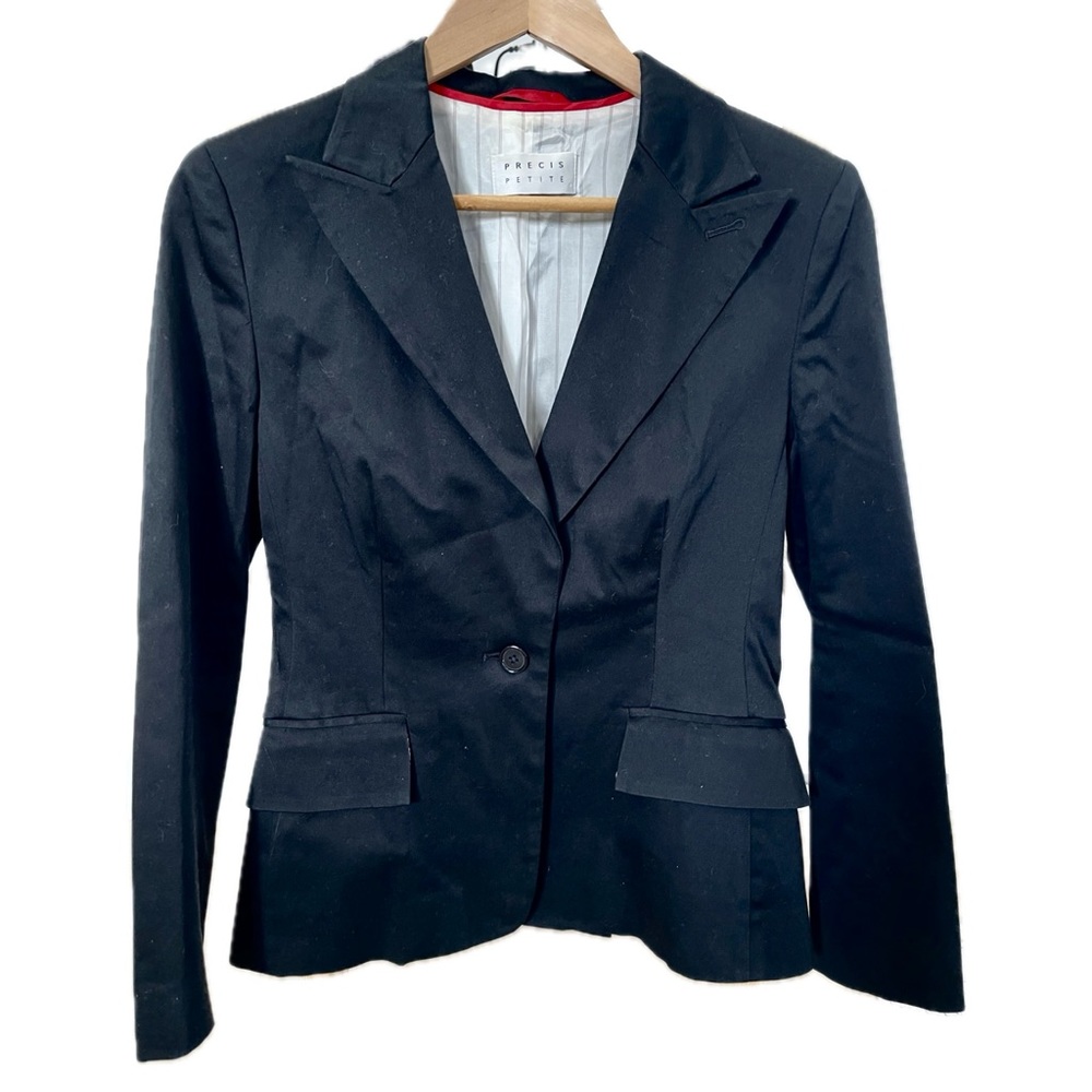 Sz.S/M-PRECIS PETITE-BLACK BLAZER